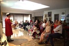 El embajador de Vietnam en Israel, Ly Duc Trung, habla en el evento. (Fuente: VNA)