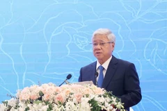 El miembro del Buró Político y presidente del Comité Central del Frente de la Patria de Vietnam (FPV), Do Van Chien. (Fuente: VNA)