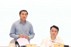 El viceministro de Salud, Tran Van Thuan, habla en el evento. (Fuente: VNA)