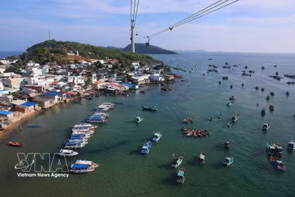 La aldea pesquera de Hon Thom en Phu Quoc (Foto: VNA)