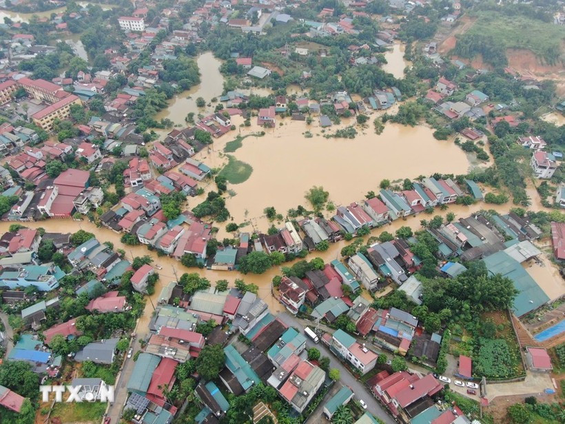 Consecuencias de las inundaciones (Foto: VNA)