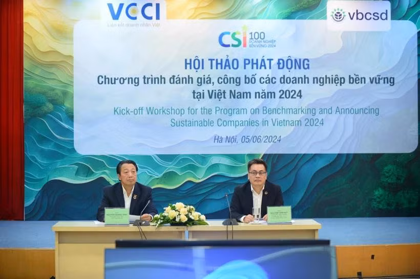 El CSI 2025 es organizado por el Consejo de Empresas de Vietnam para el Desarrollo Sostenible (VBCSD), una entidad de la VCCI (Foto: VNA)