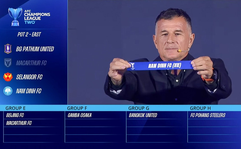 El club Nam Dinh jugará en el Grupo F (Foto: vff.org.vn)