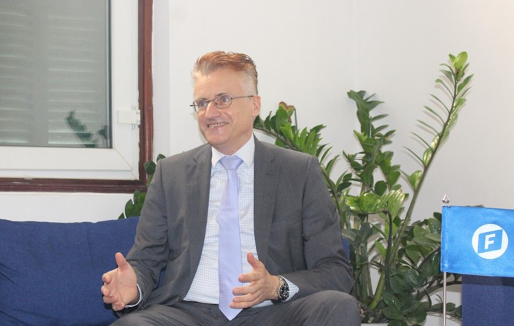 Andreas Stoffers, director nacional del Instituto Friedrich Naumann for Freedom en Vietnam (Foto: baoquocte.vn)