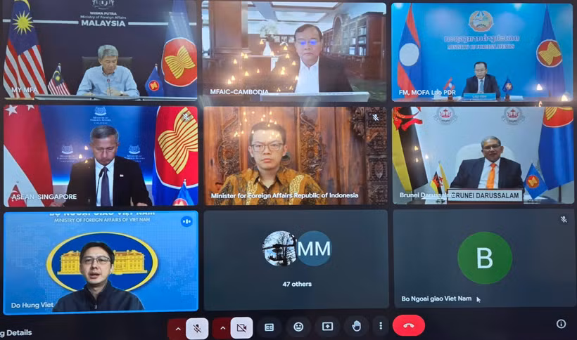 Delegados participantes en la reunión (Fuente: Ministerio de Relaciones Exteriores de Vietnam)