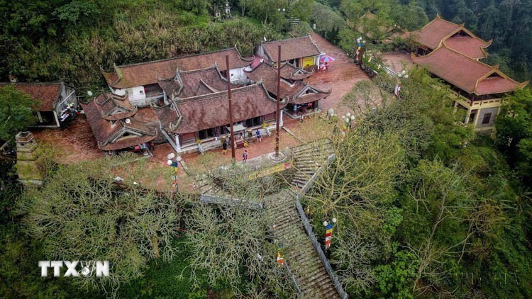 Pagoda Hoa Yen, parte del complejo Yen Tu en la provincia de Quang Ninh (Foto: VNA)