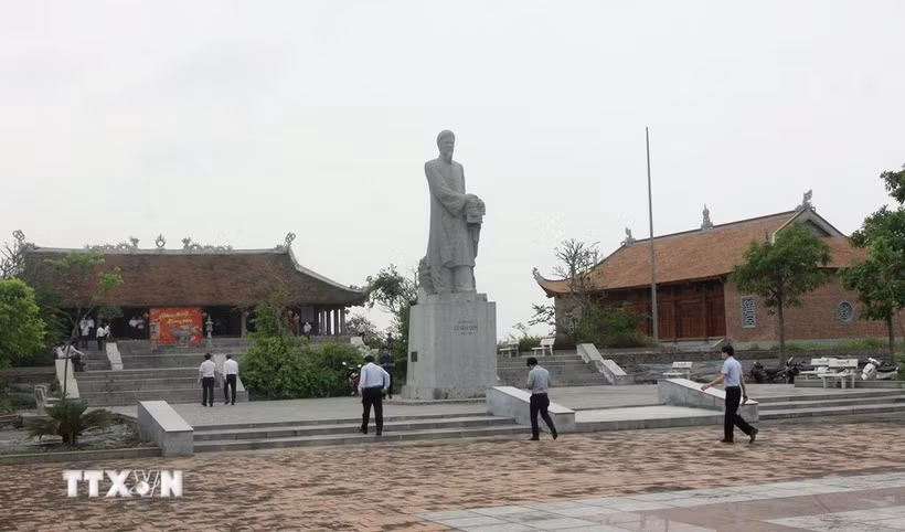 Sitio conmemorativo del erudito Le Quy Don en la comuna homónima, provincia de Hung Yen. (Foto: VNA)