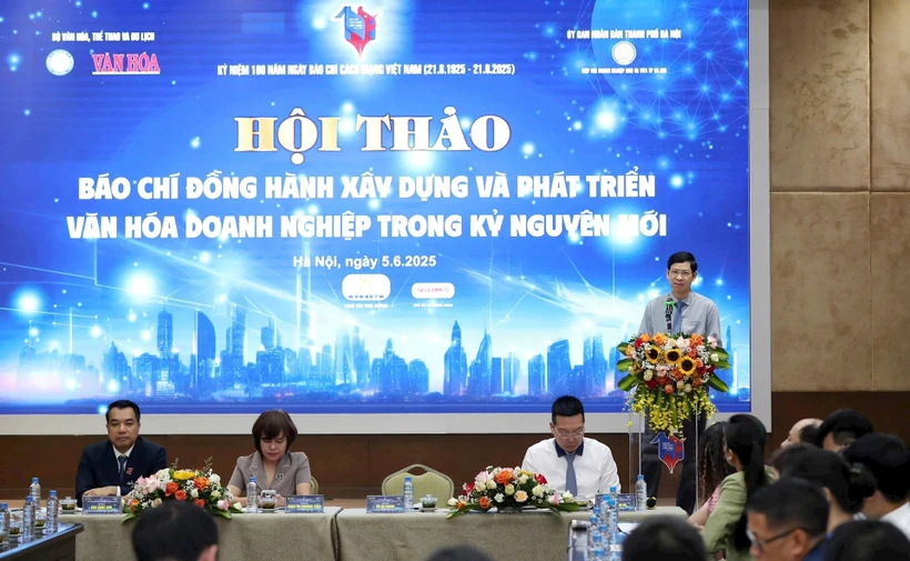 El viceministro de Cultura, Deportes y Turismo, Ho An Phong, interviene en la cita (Foto: VNA)