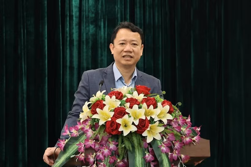 El director de la Autoridad de Población de Vietnam (Ministerio de Salud), Le Thanh Dung, interviene en la cita (Foto: Vietnam+)