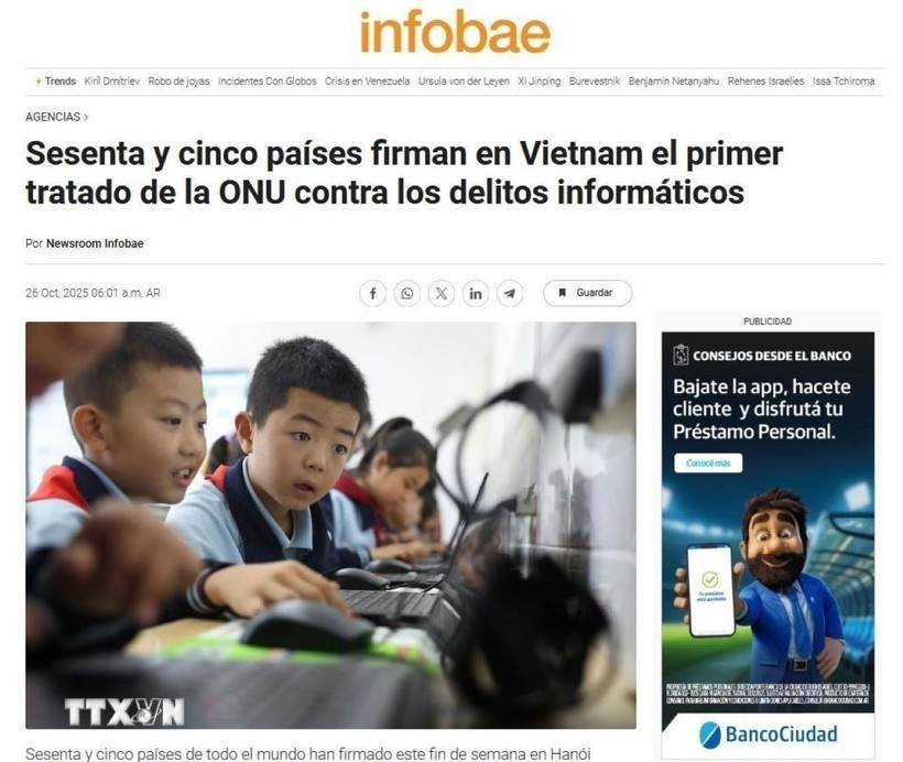 Un artículo publicado en Infobae (Foto: captura de pantalla)