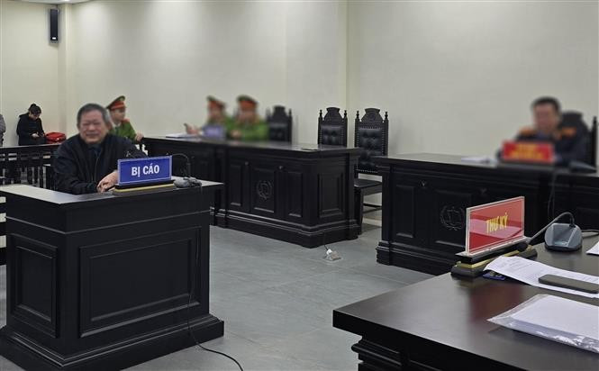 Tran Dinh Trien en un juicio (Foto: VNA)