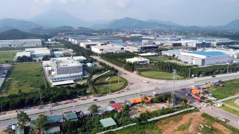 Un parque industrial en el distrito de Binh Xuyen, provincia de Vinh Phuc (Foto: VNA)