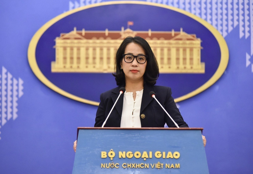 La portavoz de la Cancillería, Pham Thu Hang (Foto: VNA)