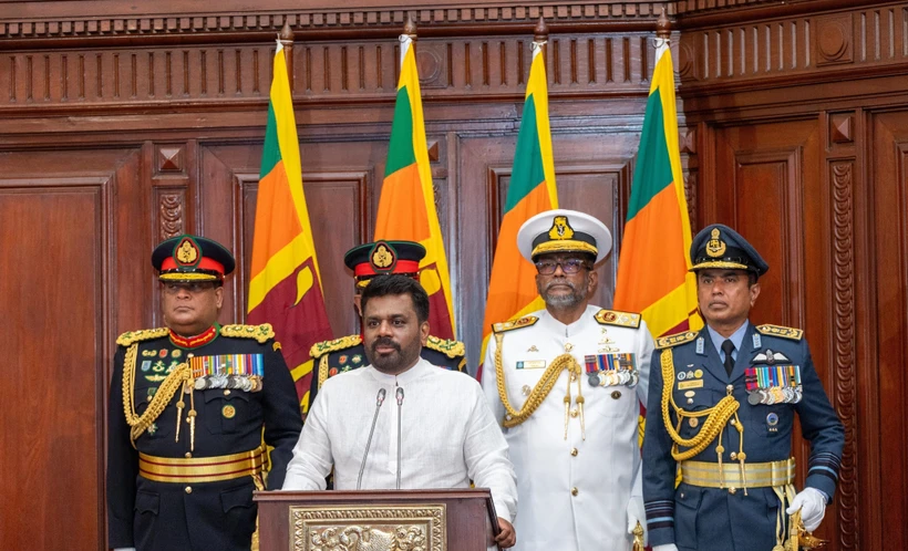 Anura Kumara Dissanayake asume la presidencia de Sri Lanka , el 23 de septiembre de 2024. (Foto: AA/VNA)