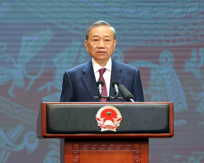 El secretario general del Partido Comunista de Vietnam, To Lam (Foto: VNA)