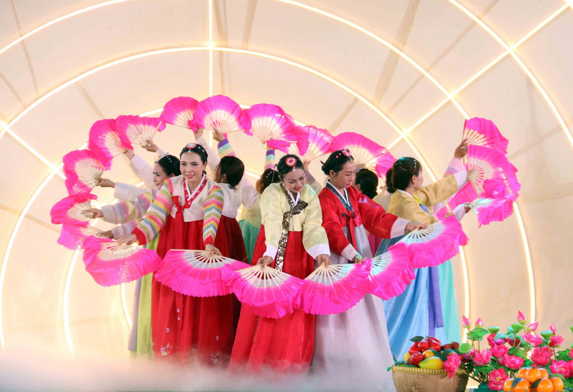 Una actuación artística en el evento (Foto: VNA)