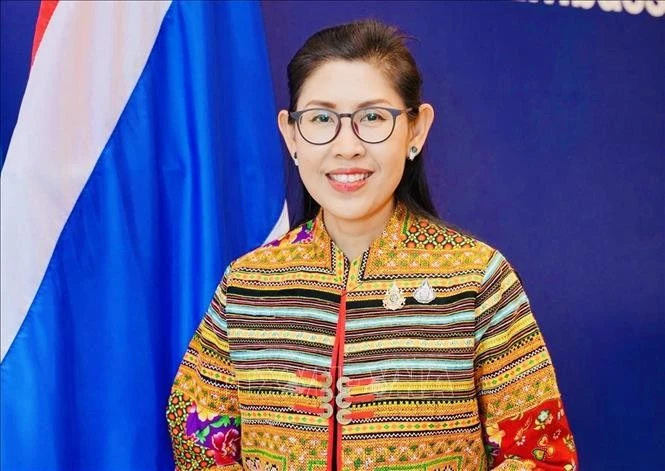 La embajadora de Tailandia en Vietnam, Urawadee Sriphiromya (Foto: VNA)