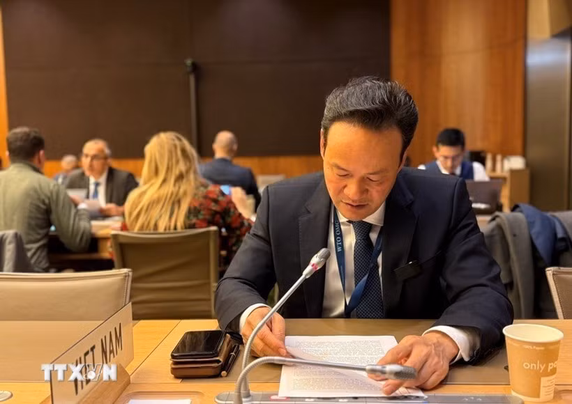 El embajador Mai Phan Dung, jefe de la Misión Permanente de Vietnam en Ginebra (Foto: VNA)
