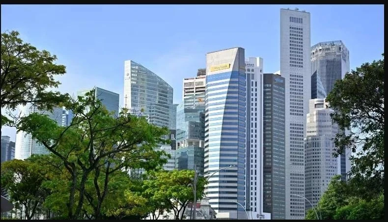 Vista del centro financiero de Singapur (Foto: asia.nikkei.com)