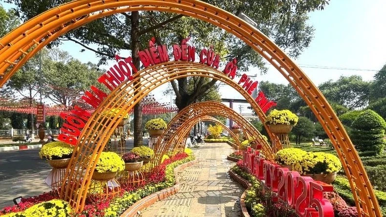 La ciudad de Buon Ma Thuot está trabajando por convertirse en un destino mundial del café. (Foto: Nhan Dan)