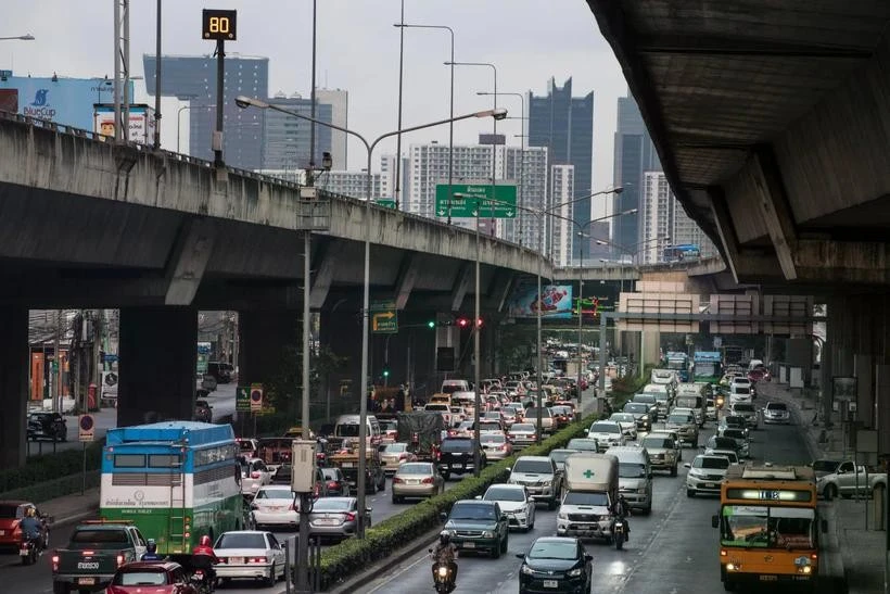 Una calle en Bangkok, Tailandia (Foto: AFP/VNA)