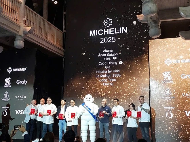 Nueve restaurantes vietnamitas recibieron una estrella MICHELIN (Foto: VNA)