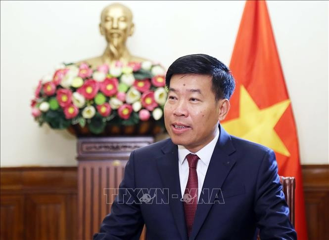 El viceministro vietnamita de Relaciones Exteriores Nguyen Manh Cuong (Foto: VNA)
