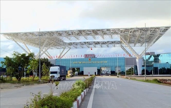 Paso fronterizo internacional Bac Luan II-Mong Cai, provincia de Quang Ninh (Foto: VNA)