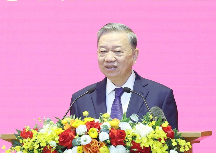 El secretario general del Partido Comunista de Vietnam, To Lam (Foto: VNA)