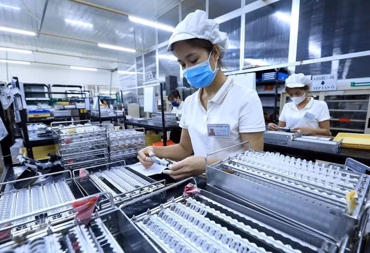 Actualmente, Japón es uno de los principales socios económicos de Vietnam y su mayor patrocinador de AOD. La inversión extranjera directa (IED) proveniente del país del Sol Naciente está presente en 57 de las 63 provincias y ciudades vietnamitas. Con cerca de cinco mil proyectos de IED en el país, el capital total registrado asciende a casi 70 mil millones de dólares, lo que posiciona a Japón en el tercer lugar entre los 141 países y territorios que invierten en Vietnam. (Foto: VNA)