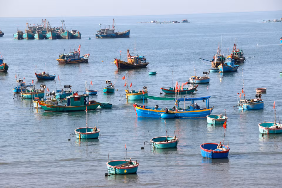 Pueblo pesquero pintoresco en Mui Ne, parte de la planificación de la Zona Turística Nacional de Mui Ne (Foto: VNA)