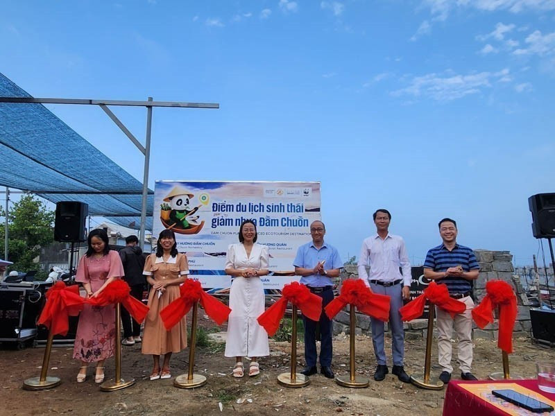 El 28 de mayo de 2025, se lanzó el punto turístico sin plástico Dam Chuon, en la comuna de Pha An, distrito de Phu Vang, ciudad de Hue. (Foto: VNA)