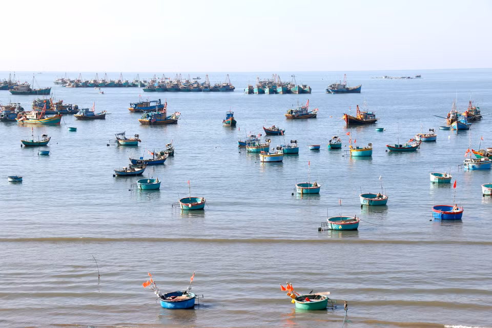 Pueblo pesquero pintoresco en Mui Ne, parte de la planificación de la Zona Turística Nacional de Mui Ne (Foto: VNA)