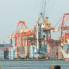 Contenedores de carga en el puerto de Priok, Yakarta, Indonesia. (Foto: VNA)