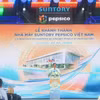 El presidente del Comité Popular de la provincia de Tay Ninh, Le Van Han, pronuncia un discurso en la ceremonia (Foto: VNA) 