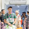 Los primeros pasajeros del vuelo directo de Ciudad Ho Chi Minh a Phuket (Foto: VNA)