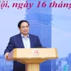 El primer ministro de Vietnam, Pham Minh Chinh, preside la reunión (Fuente: VNA)
