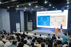 El Departamento de Ciencia y Tecnología de Ciudad Ho Chi Minh organizó la conferencia para implementar el proyecto “Piloto de políticas para impulsar la comercialización y acelerar la transferencia de resultados de investigación y activos de propiedad intelectual generados con el presupuesto estatal hacia la producción y los negocios”. (Fuente: VNA)