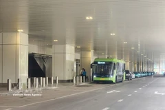 Ciudad Ho Chi Minh refuerza su transporte público con 169 autobuses eléctricos en nueve rutas. (Fuente: VNA)