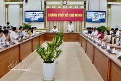 Autoridades de Ciudad Ho Chi Minh se reunieron el 28 de febrero de 2026 para prepararse para la Delegación de Inspección de la Comisión Europea. (Fuente: VNA)