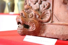 Una obra de la cerámica antigua de Quang Duc. (Fuente: VNA)