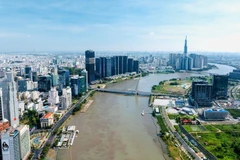 El río Saigón atraviesa Ciudad Ho Chi Minh. (Fuente: VNA)
