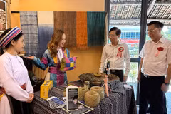 Joven vietnamita lleva lino de etnia minoritaria H’Mong al mercado global. (Fuente: sovhttdl.tuyenquang.gov.vn)