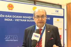 El presidente de la Cámara de Comercio India-Vietnam, Ajoykaant Ruia. (Fuente: VNA)