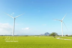 Actualmente, el parque eólico Dam Nai e encuentra en la comuna de Thuan Bac, provincia de Khanh Hoa. (Fuente: VNA)