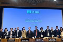 Delegados vietnamitas en el evento. (Fuente: VNA)