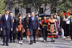 El presidente de la Asamblea Nacional de Vietnam, Tran Thanh Man, asiste al evento. (Fuente: VNA)