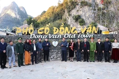 Meseta rocosa Dong Van impulsa turismo inteligente con tecnología digital. (Fuente: VNA)