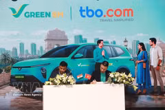 La empresa vietnamita Green SM ha lanzado oficialmente su servicio Green SM Limo en Nueva Delhi. (Fuente: VNA)