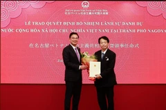 El profesor japonés Natsume Nagato ha sido reelegido como cónsul honorario de Vietnam en la ciudad de Nagoya. (Fuente: VNA)